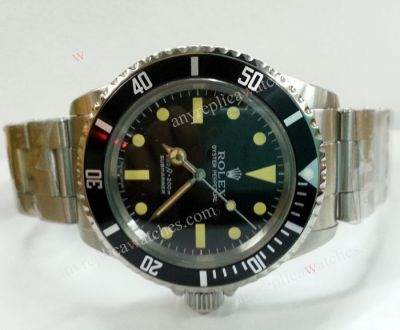 Replica Vintage Rolex Submariner Black Dial Men Watch Classic Model